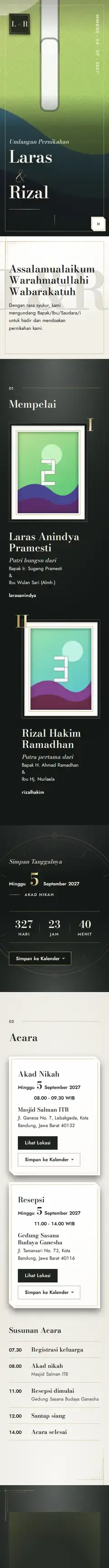 Isi undangan template Aksara